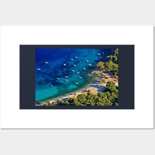 Mourtia beach - Samos island Posters and Art